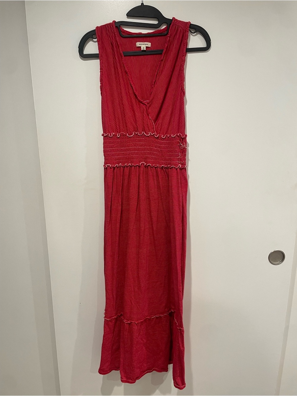 *ALTERED* Red Striped Maxi Dress from Max Studio